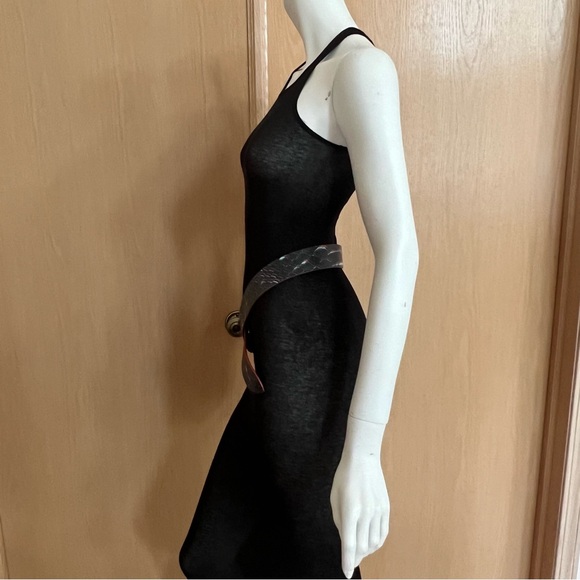 MAISON MARTIN MARGIELA Abstract Snakeskin Print Leather Belt - Picture 11 of 11